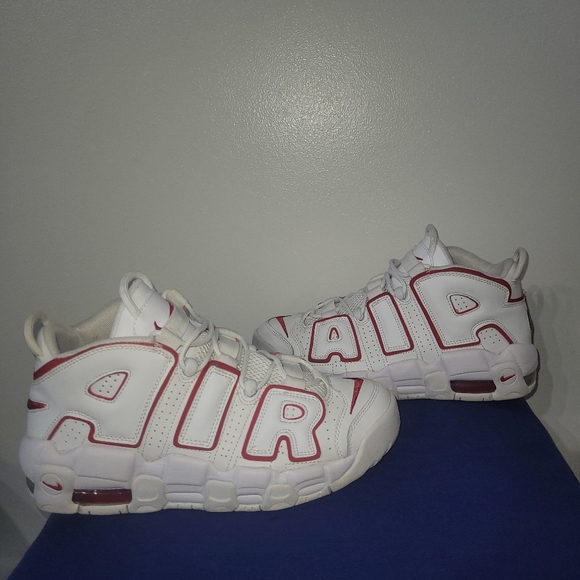 Nike Air More Uptempo GS White Varsity Red